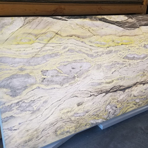 Backlit feature wall in Bahamas